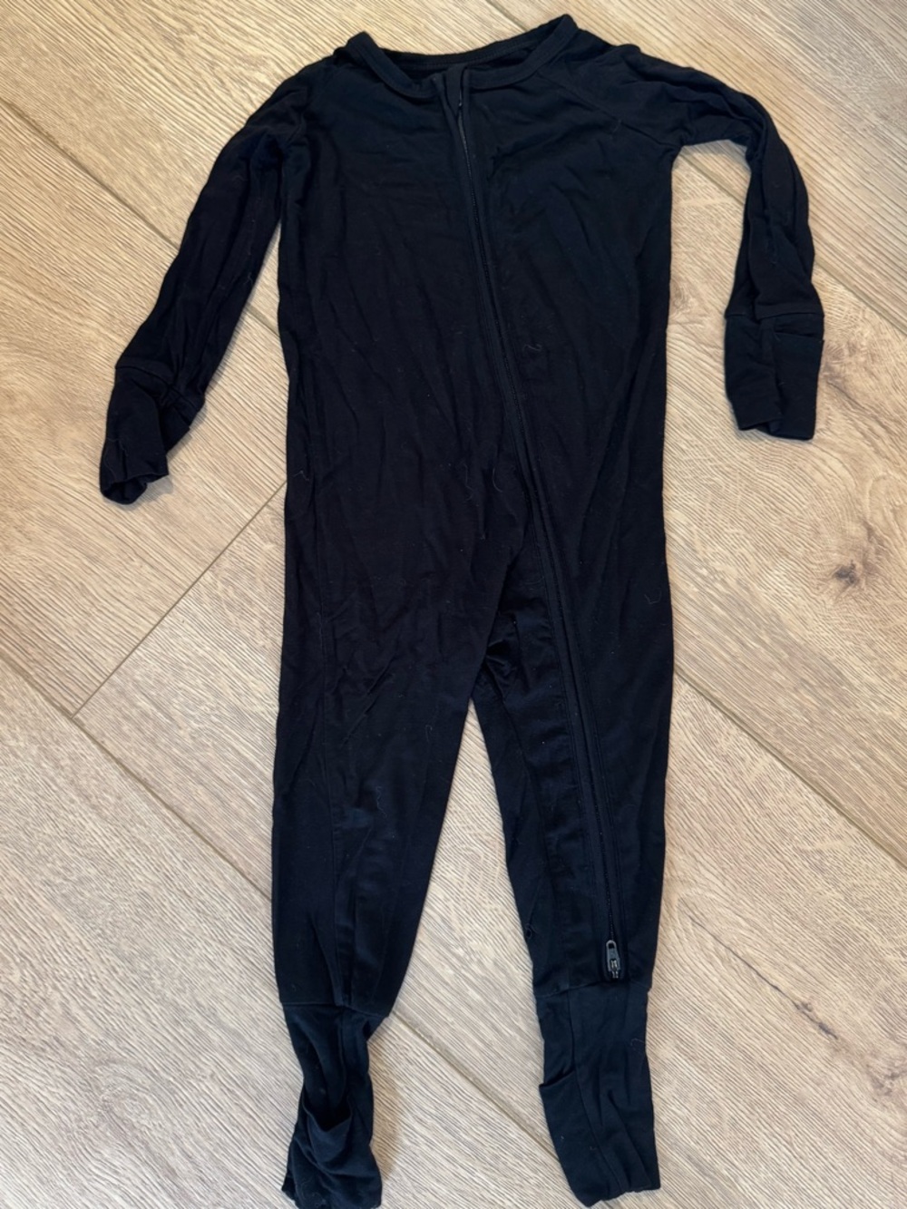 Little Sleepies Black Zippy